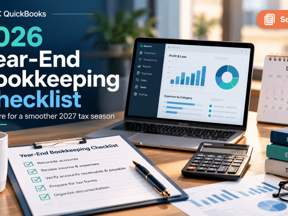2026 Year-End Bookkeeping Checklist featured image for FSMC Bookeeping Services blog